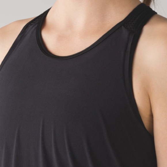 Lululemon Fit Physique Tank Black / Suited Print White Black Size 4 - Picture 11 of 15